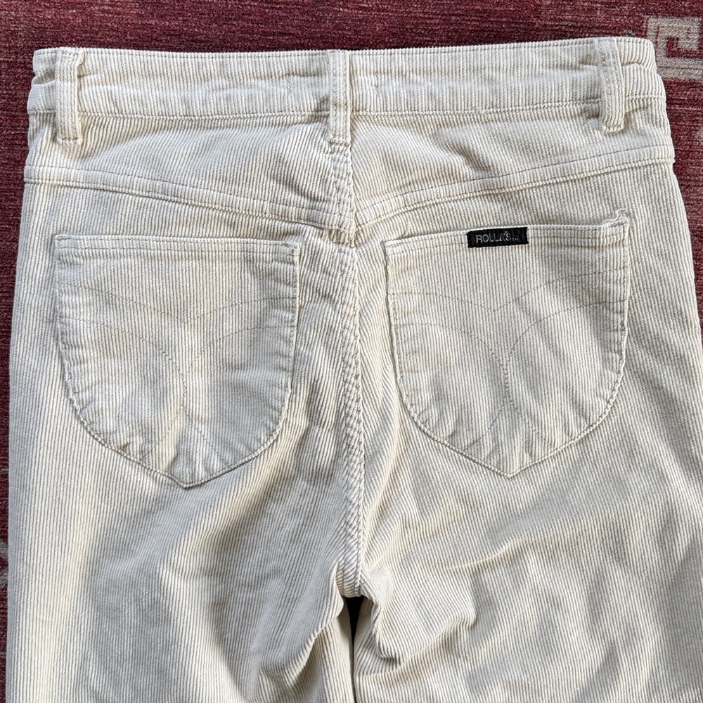 ROLLA’S Vanilla Corduroy Eastcoast Flare Size 28 - Picture 7 of 14